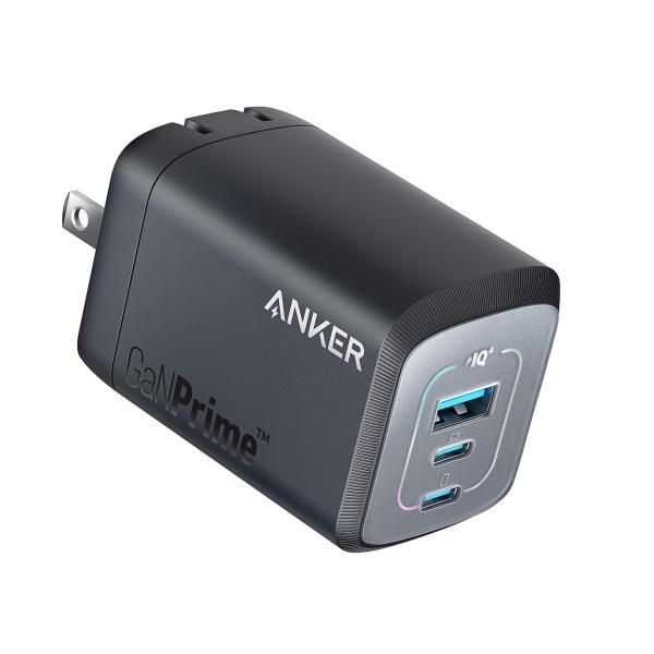 Anker Prime Wall Charger (100W, 3 ports, GaN) (ブラッ...