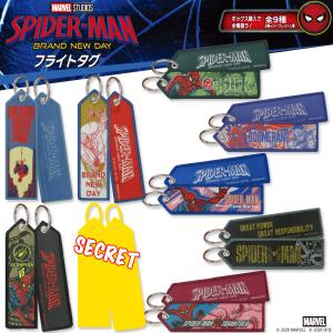 スパイダーマン フライトタグ ディズニー MARVEL キャラクター グッズ プレゼント｜名入れ入園グッズ通販・ブロドリー