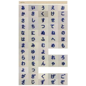 文字ワッペン ひらがな ミニ ら〜半濁点 3枚...の詳細画像5