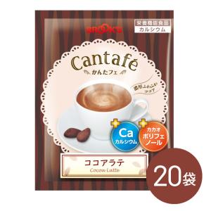 粉末飲料 ドリンク かんたフェ ココアラテ 20袋 希釈 混ぜるだけ 個包装 粉末 ココア カルシウム ポリフェノール ブルックス BROOK'S BROOKS｜brooks