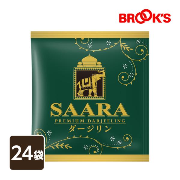 紅茶 ティーバッグ プレミアム ダージリン 24袋 ティーパック ブルックス BROOK&apos;S BRO...