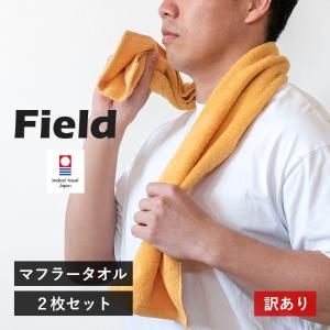 (訳ありアウトレット) 今治タオル マフラータオル 2枚 セット フィールド 数量限定 スポーツタオル タオル 送料無料 (ポスト投函) 22×100cm 日本製 Field
