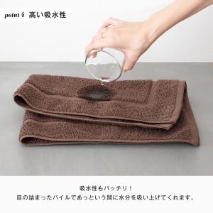 バスマット 1枚 今治タオル レオン タオル地...の詳細画像5