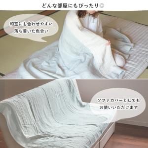 ガーゼケット シングル 日本製 4重ガーゼ S...の詳細画像5