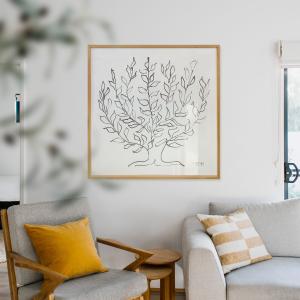 アンリ マティス 「 プラタナスの木 」 縦52×横52cm モダン