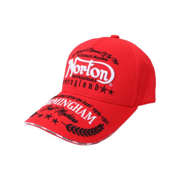 Norton ノートン 帽子 232N8703 ドライ 刺繍 ツイル キャップ/アメカジ・バイカー ...