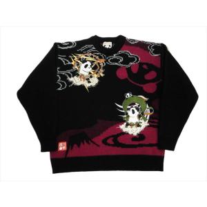 錦 PANDIESTA スカジャン 567450 「花札パンダ」総刺繍 サテン