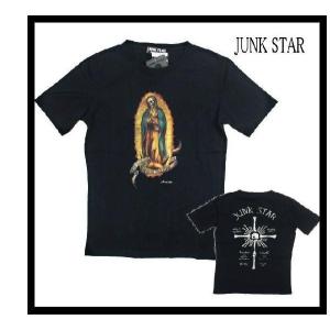 JUNK STAR[ジャンクスター] マリア&スカル刺繍リバーシブルスカジャン