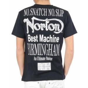 Norton/ノートン 半袖Ｔシャツ 72N1007 吸水速乾 バンダナ柄使い 半袖Tシャツ ブラッ...