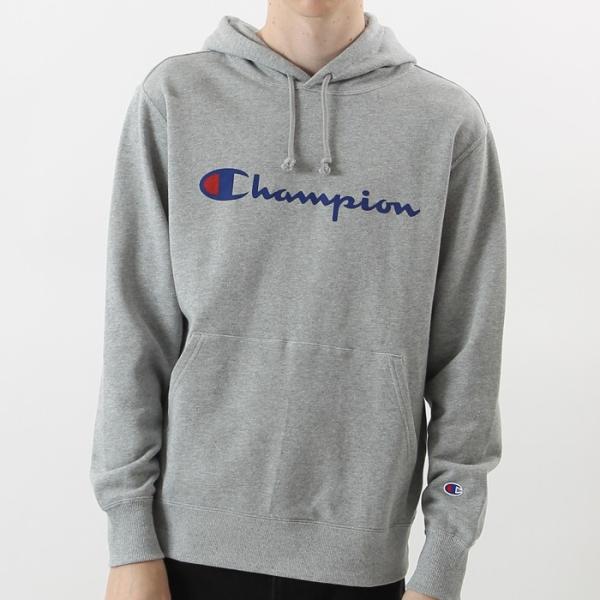 Champion チャンピオン パーカー C3-J117 ロゴプリント ベーシック プルオーバー ス...