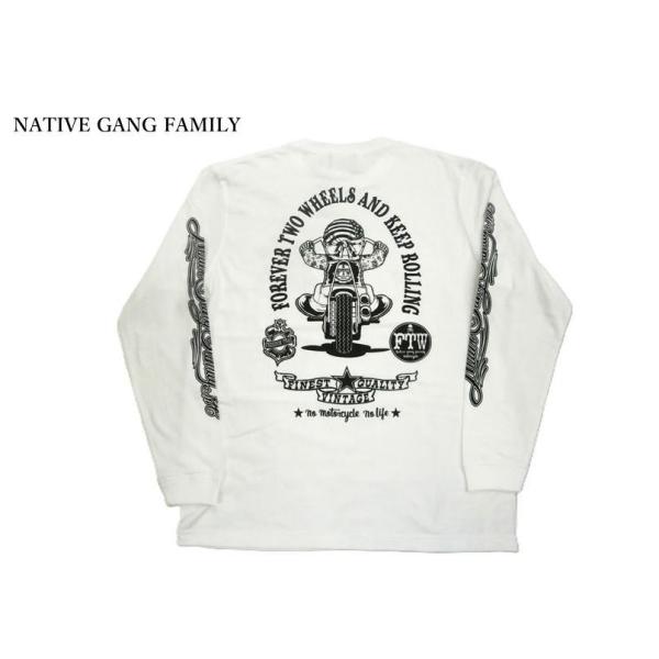 NATIVE GANG FAMILY/ネイティブ・ギャング・ファミリー 長袖Tシャツ NGF48-6...