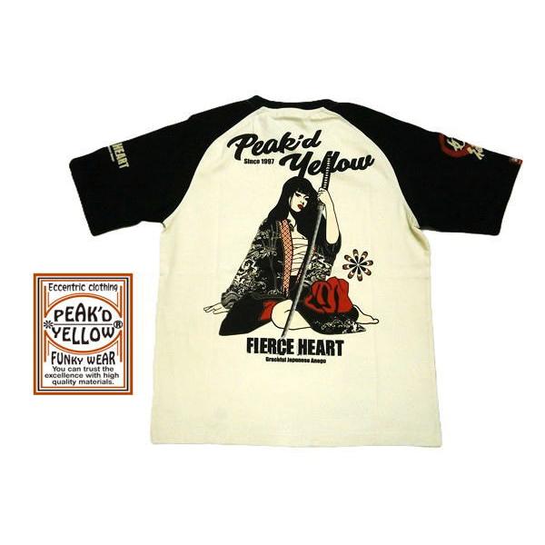 ピークドイエロー Peak'd Yellow エフ商会 半袖Tシャツ PYT-245 "姐御剣士" ...