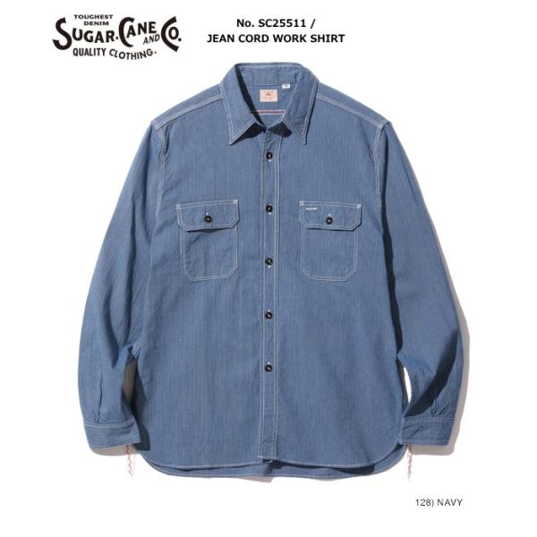 シュガーケーン SUGAR CANE ワークシャツ SC25511 JEANCORD/ジーンコード・...