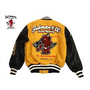 新品 TEDMAN テッドマン◆限定生産 ３５０着限定 ＜S/N入り＞スタジャン TEDMAN（テッドマン） スタジャン TDJ-23000 シリアルナンバー入り・袖