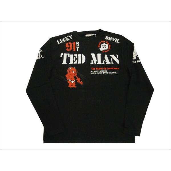 テッドマン TEDMAN/エフ商会 長袖Tシャツ TDLS-338 &quot;スタンダード テッドマン&quot; ア...