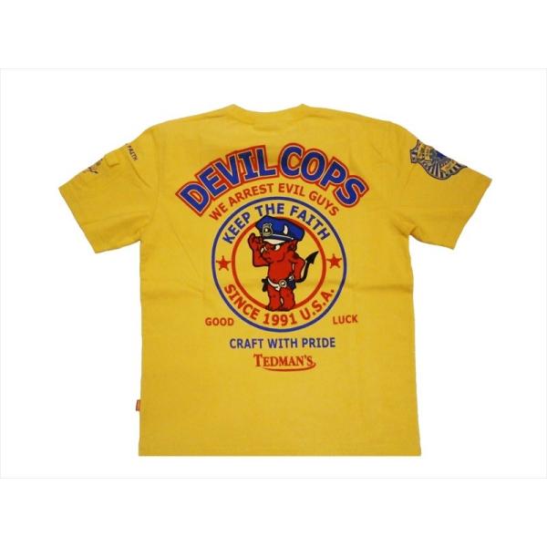 テッドマン TEDMAN/エフ商会 Tシャツ TDSS-442 『デビル・コップス』アメカジ 半袖T...