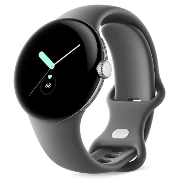 Google Pixel Watch スマートウォッチ Polished Silver ステンレケー...