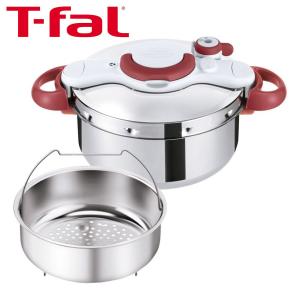 ティファール IH対応 クリプソ ミニット イージー 圧力鍋 4.5L ルビーレッド P4620669
