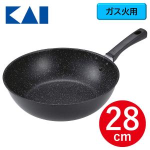 貝印 軽いマルチ炒め鍋 28cm ガス火専用 DW5641