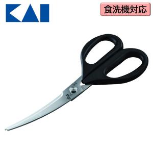 貝印 関孫六 カーブキッチン鋏 食洗機対応 DH3313
