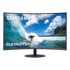 SAMSUNG 32-inch T55 Series - 1000R Curved Monitor: 75Hz, 4ms, 1080p (LC32T550FDNXZA) 並行輸入品