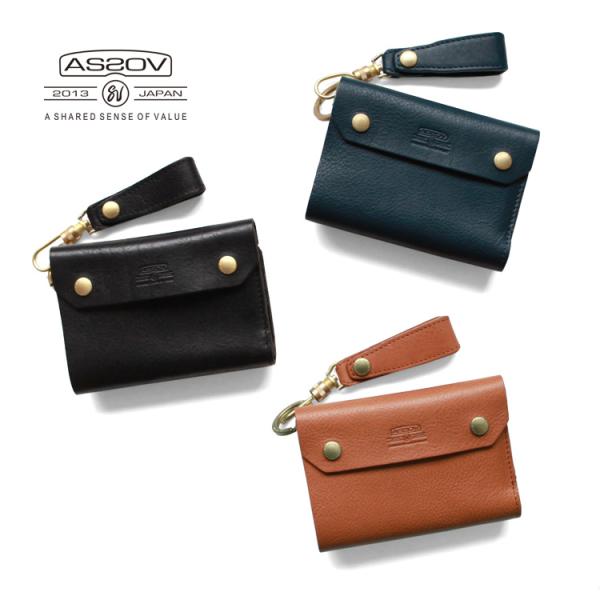 アッソブ AS2OV 財布 ウォレット OILED SHRINK LEATHER SHORT WAL...
