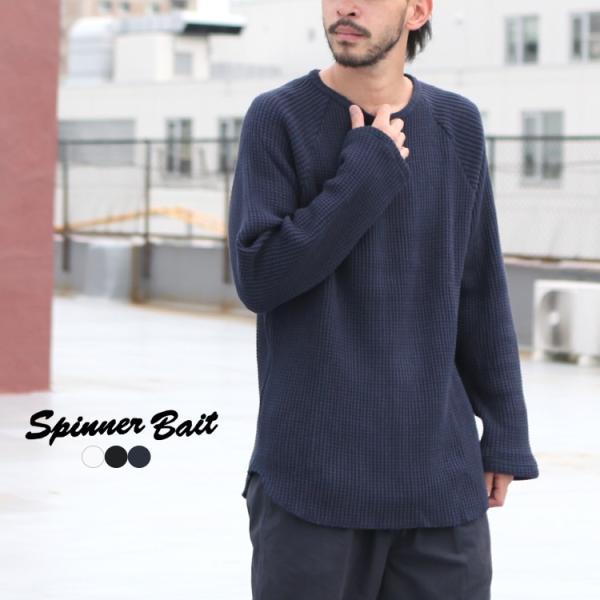 スピナーベイト Spinner Bait クルーネック ラグランL/SL TEE アメリカンワッフル