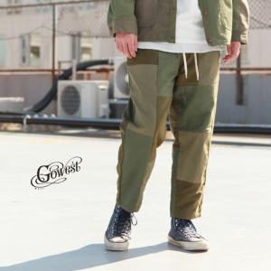GOWEST ゴーウエスト go west パンツ ボトムス E.G PANTS / MILITARY FABRIC REMAKE｜brownfloor