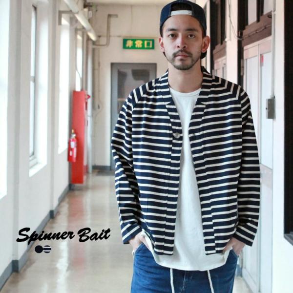 スピナーベイト Spinner Bait トップス カーディガン ディープVネック コンチョ1Bカー...