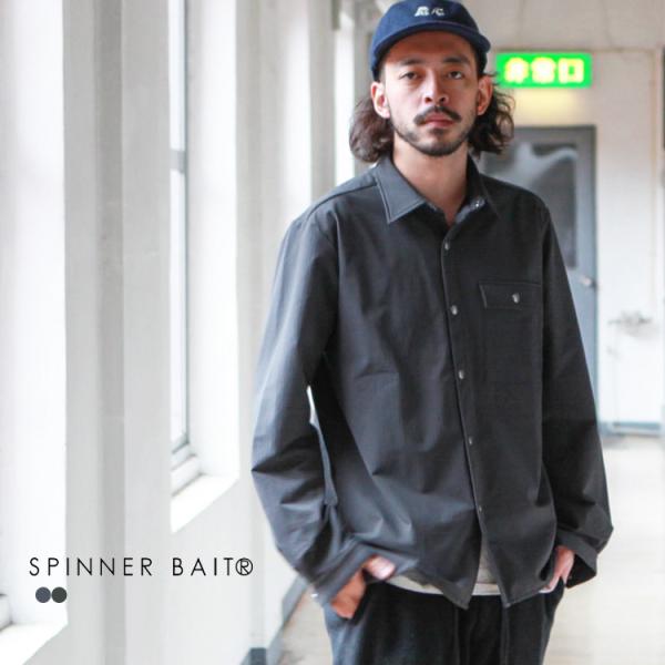 スピナーベイト Spinner Bait アウター チェストポケットシャツジャケット ストームフリー...