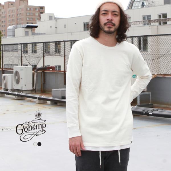 ゴーヘンプ GO HEMP gohemp トップス ロンT BASIC L/SL TEE / SUN...