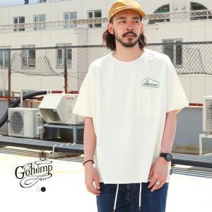 ゴーヘンプ GO HEMP gohemp トップス Tシャツ BOX LOGO WIDE PK TEE / H/OC JERSEY 2023SS｜brownfloor