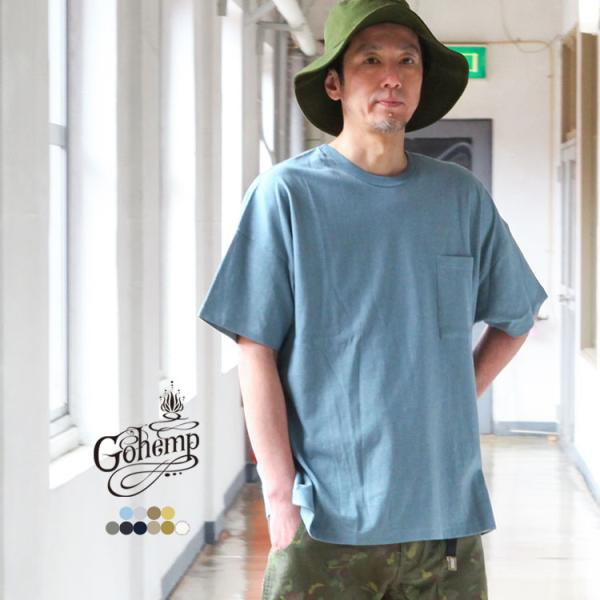 ゴーヘンプ GO HEMP gohemp トップス Tシャツ WIDE PK TEE 2025SS