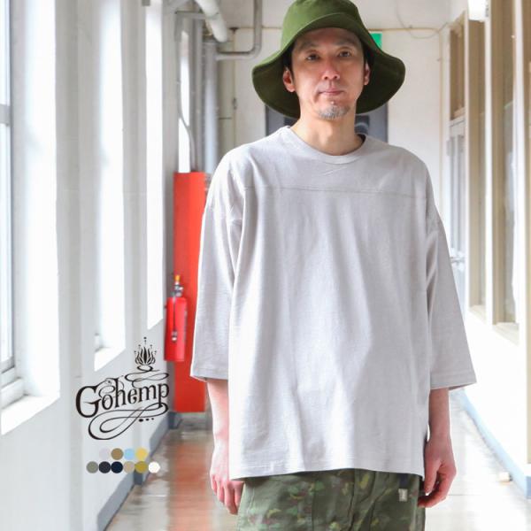 ゴーヘンプ GO HEMP gohemp トップス Tシャツ WIDE FOOTBALL TEE 2...