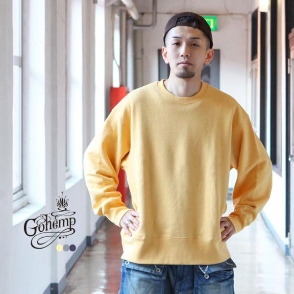ゴーヘンプ GO HEMP gohemp トップス HEMP CREW POCKET SWEAT /...