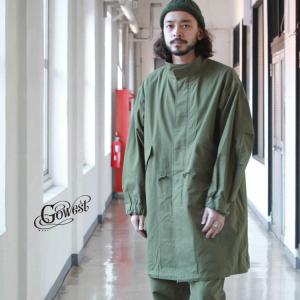 GOWEST ゴーウエスト go west アウター コート BRIGHTON COAT / CORDURA fabric RIP CROSS｜brownfloor