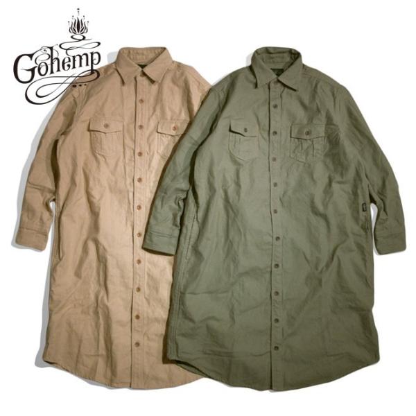 ゴーヘンプ GO HEMP PEACE FULL OP / H/C BACK SATIN SULFI...