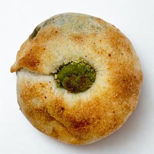 濃い抹茶クリームチーズとあん(餡子)ベーグル（１セット２個入り）