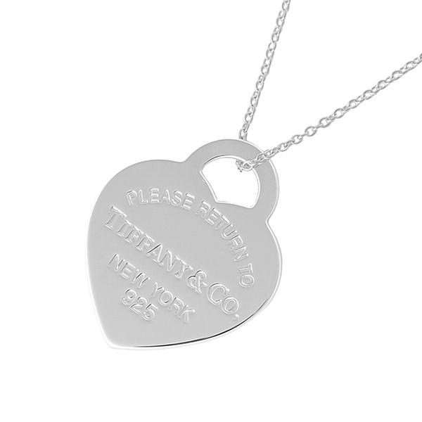 並行輸入 ティファニー ネックレス ハートタグ ペンダント ミディアム 18inchチェーン 309...