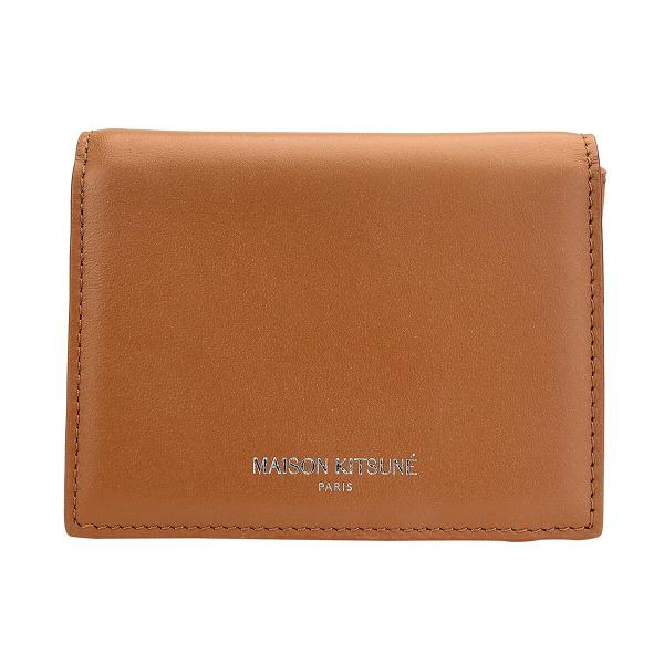 並行輸入 メゾン キツネ 2つ折り財布 MAISON KITSUNE トライフォールドウォレット L...