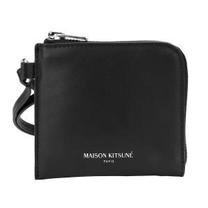 【新品、未使用】メゾンキツネ　メンズ　小銭入れ、カードケース MAISON KITSUNE フラグメントケース ZIPPED CARD HOLDER 財布