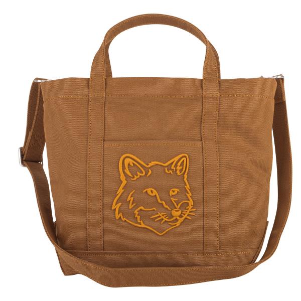 並行輸入 メゾン キツネ トートバッグ MAISON KITSUNE ボールド フォックスヘッド パ...