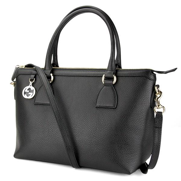 並行輸入 グッチ ハンドバッグ アウトレット ダラーカーフ 449659 CAO0G 1000 ブラ...