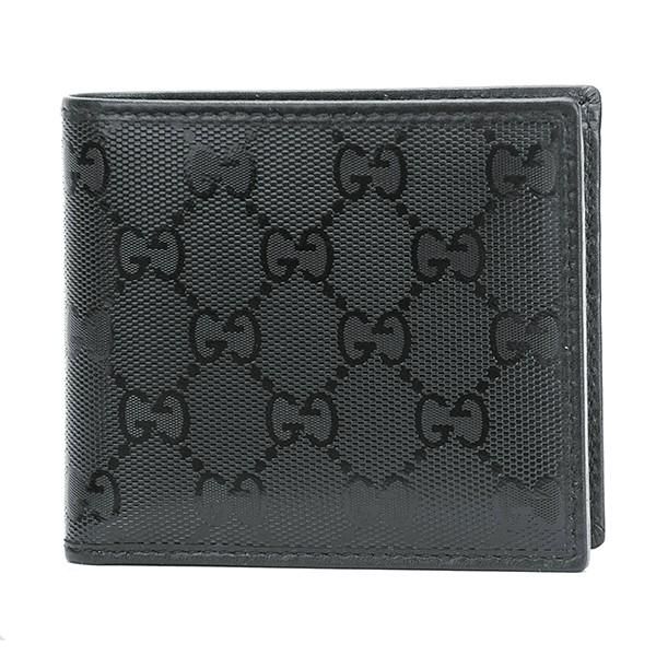 並行輸入 グッチ 2つ折り財布 アウトレット GGインプリメ 306709 FU49R 1000 ブ...