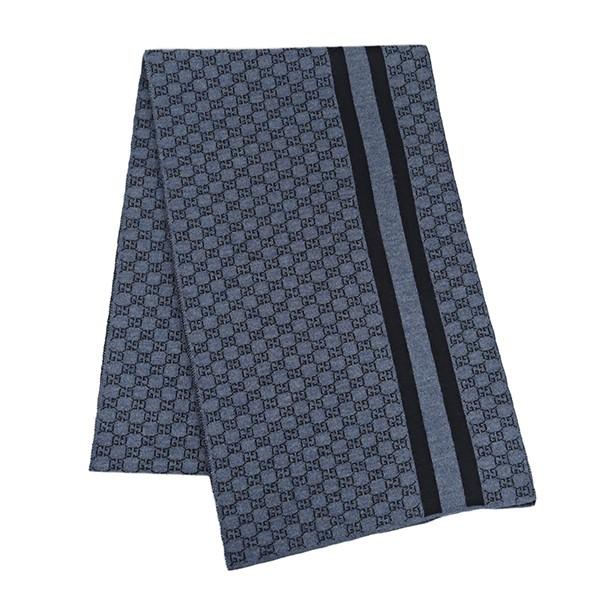 並行輸入 グッチ マフラー・ストール GGパターンマフラー 438253 3G206 4768 ブル...