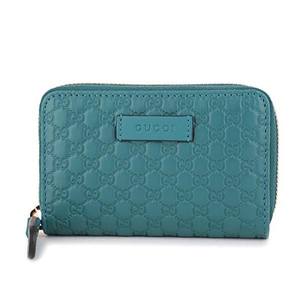 並行輸入 グッチ コインケース ライトブルー　水色 GUCCI 544249 BMJ1G 4618 ...