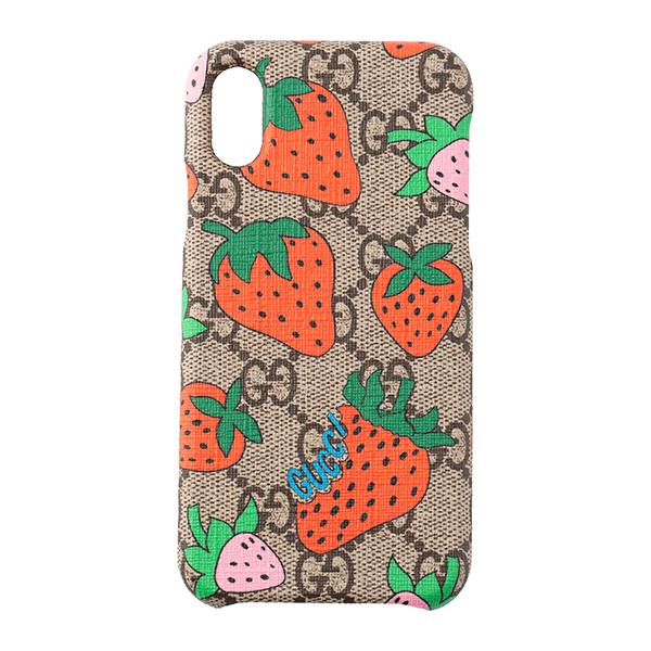 並行輸入 グッチ iPhoneX/XS ケース ベージュ系 GUCCI 587678 G3E0T 8...