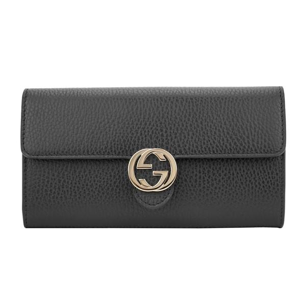 並行輸入 グッチ 長財布 ブラック 黒 GUCCI 598166 CAO0G 1000 爆買