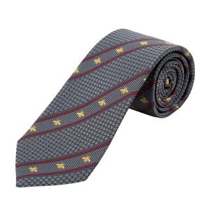 GUCCI 並行輸入 グッチ ネクタイ ダブルG ＆ホースビット 624057 4E002