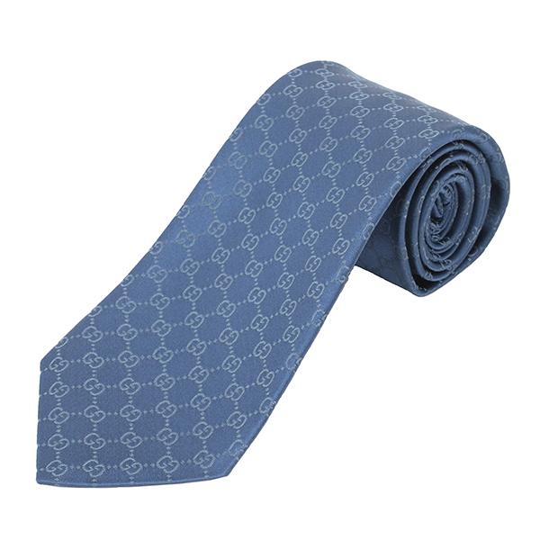 並行輸入 グッチ ネクタイ GUCCI GGパターン 456520 4B002 4300メンズ ブル...